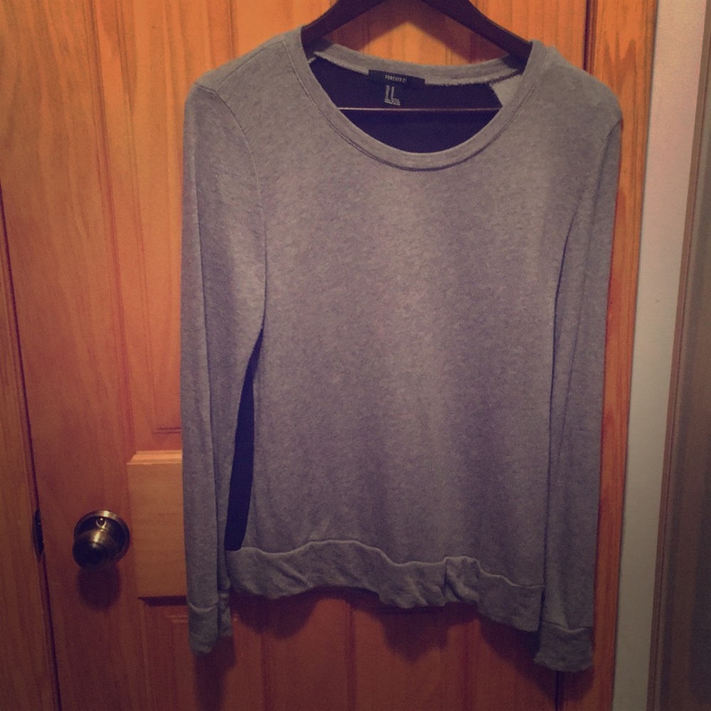 Gray shirt